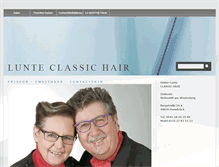 Tablet Screenshot of friseur-lunte.de